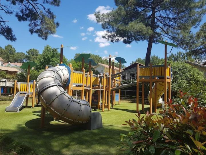 Maison Sur Golf Avec Piscine Chauffee A Lacanau Ocean Buitenkant foto