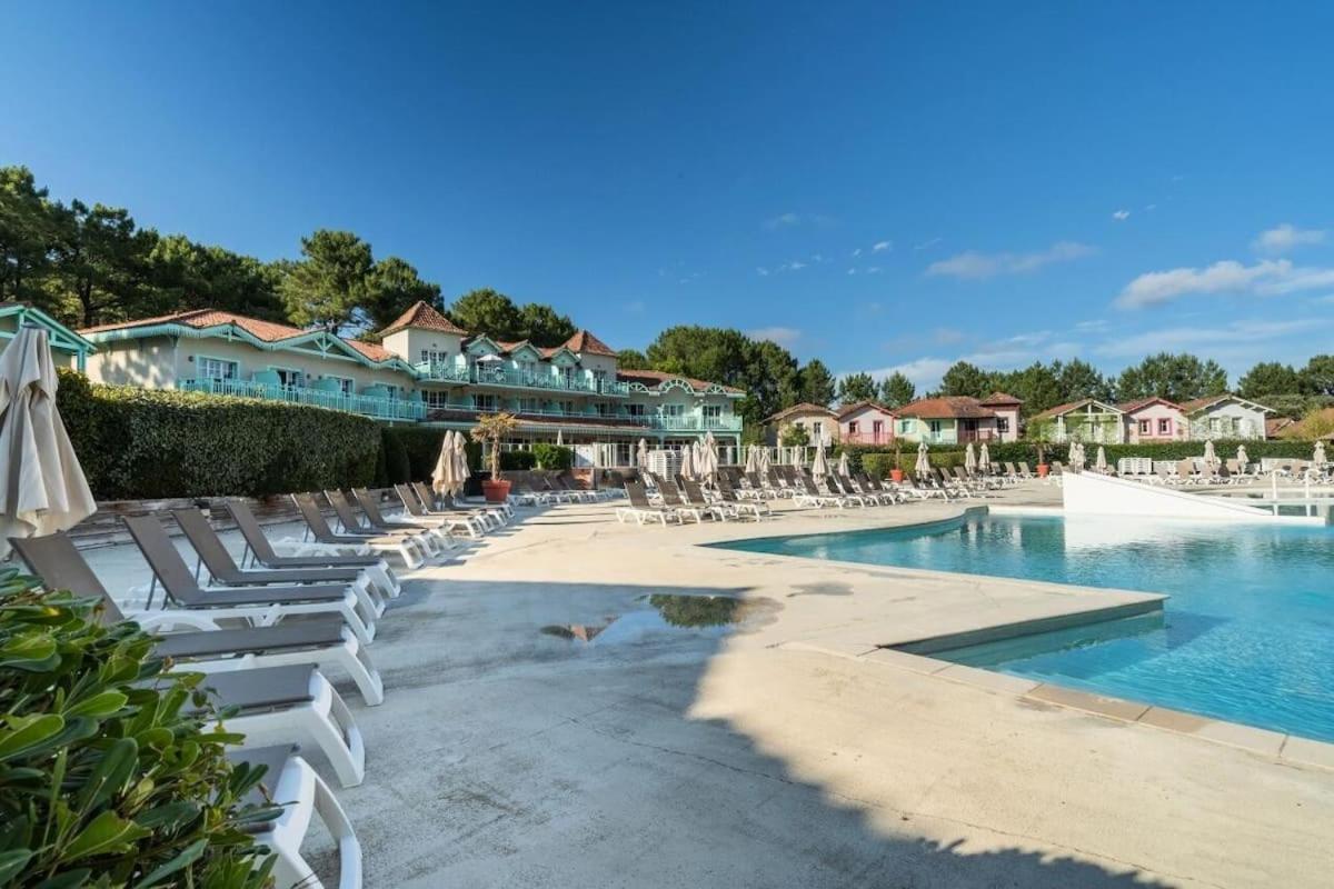 Maison Sur Golf Avec Piscine Chauffee A Lacanau Ocean Buitenkant foto